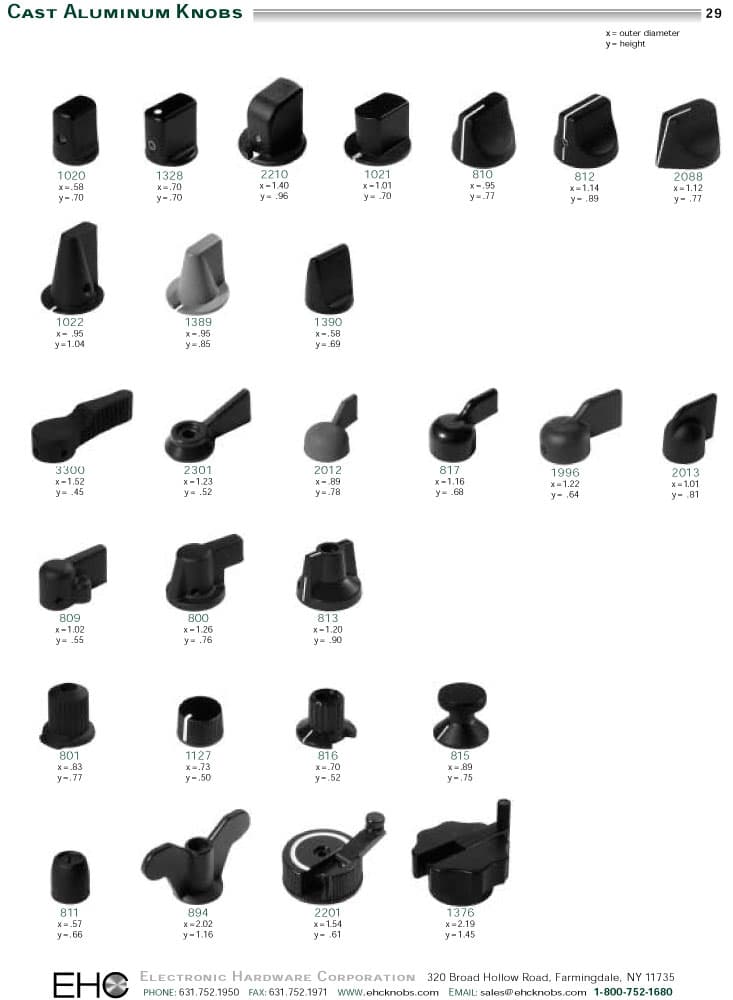 EHC Knob - Military Control Knobs - Special Casted Knobs