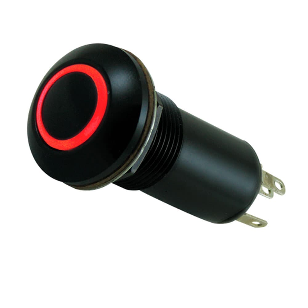 The OTTO LP3-V Sealed Pushbutton Switches feature momentary action, LED