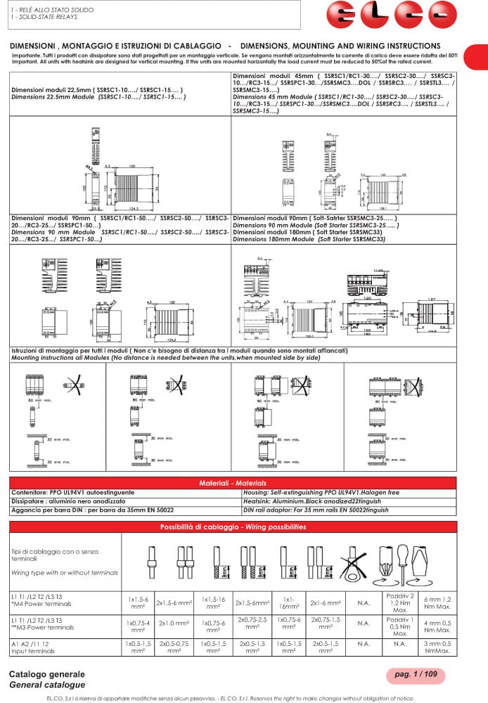 Elco AC Semiconductor - SSRSMC33 Series (Soft Starter)