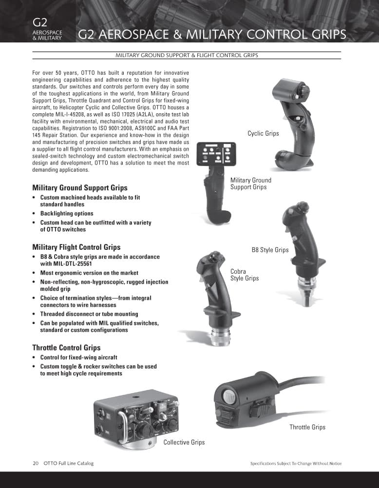 OTTO G2 Military Ground Support Grip Range