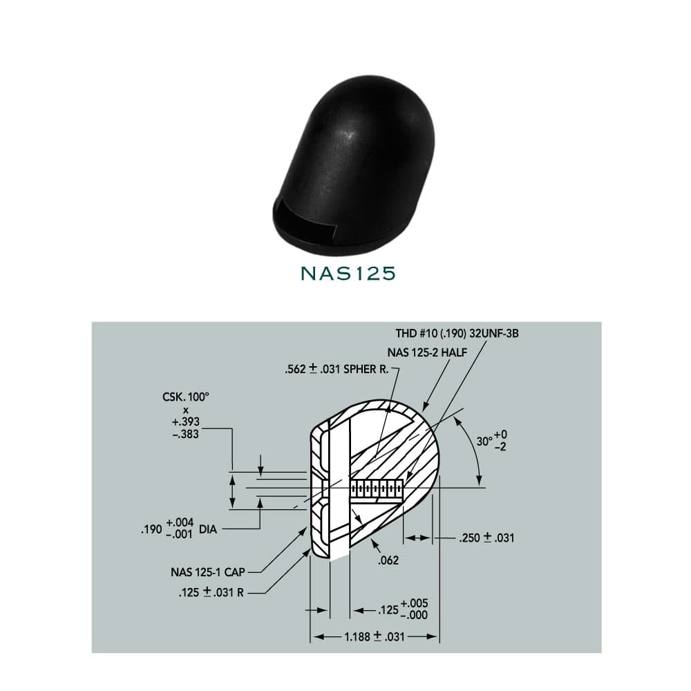 EHC Knob - Military Control Knobs - MS and NAS Handle Controls