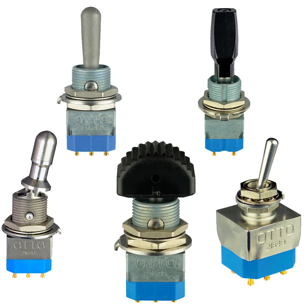 OTTO T3 Miniature Toggle Switch Range